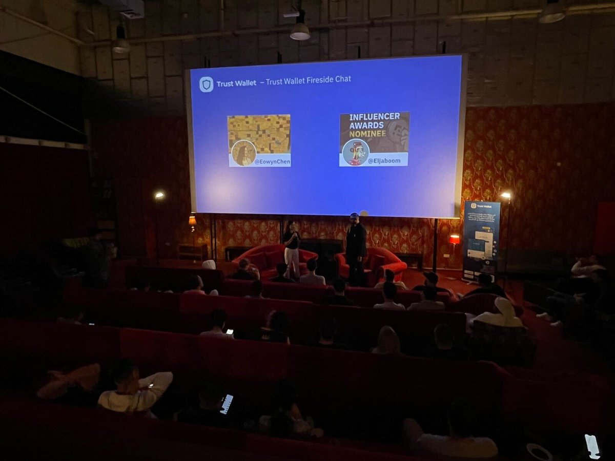 TrustWallet's tweet photo. Trust Wallet’s #Dubai meetup is underway! A lot of our community members are here with us 💙
#TrustWalletMENA https://t.co/FimtXlJhex