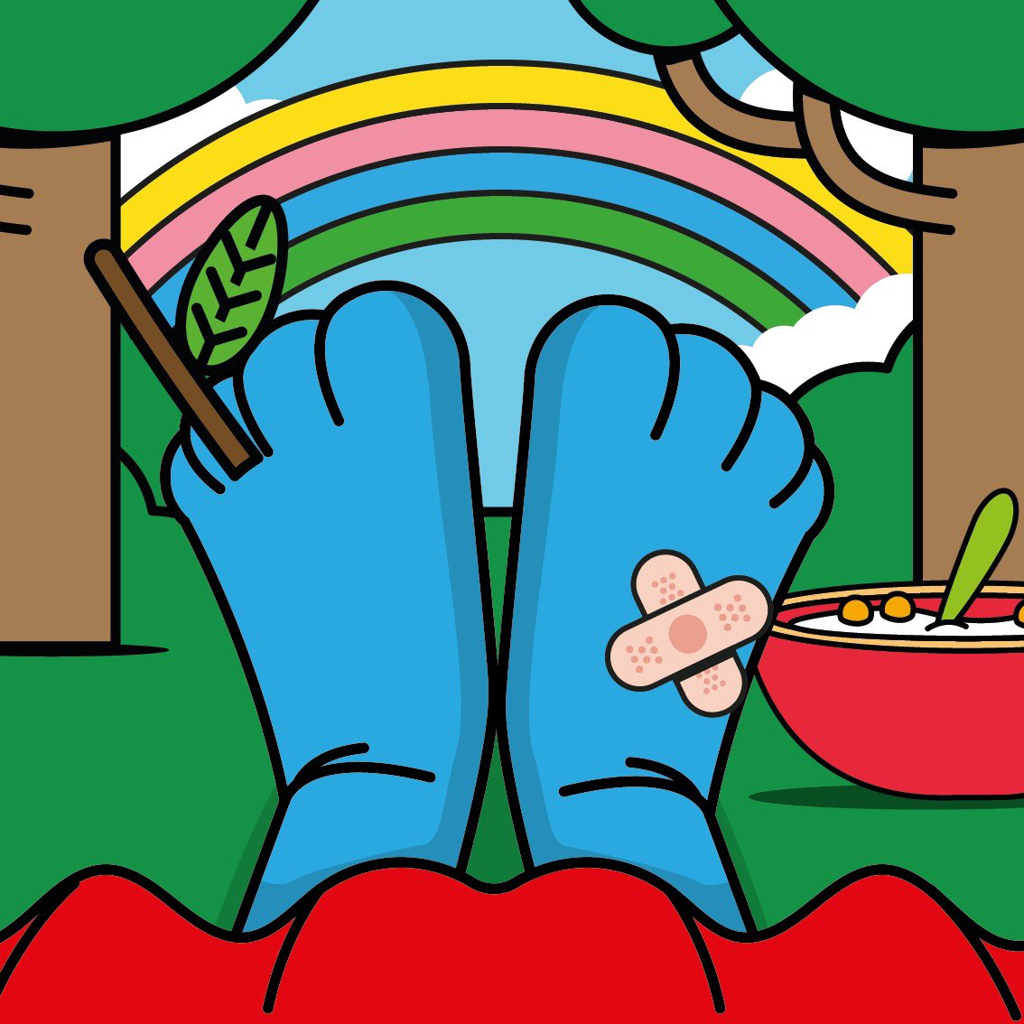 GM ☀️ 

Heard we’re sharing feet pix now.

How are these Supercute toes?