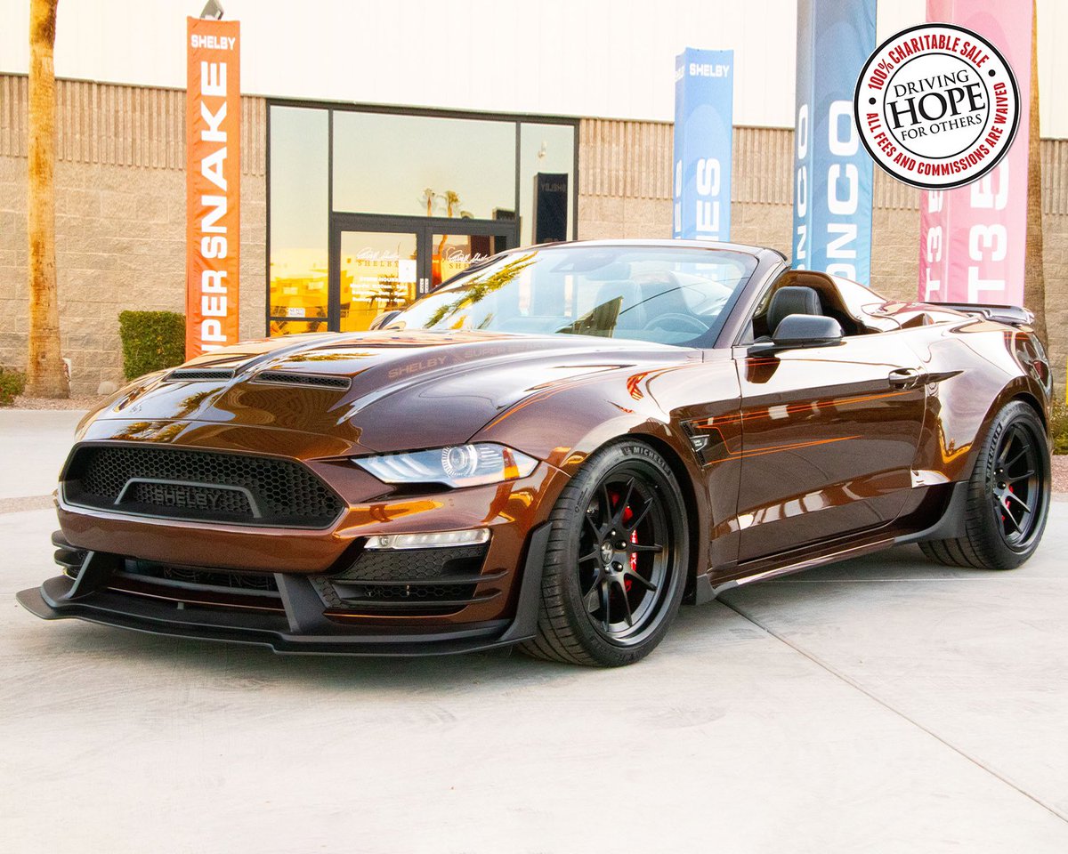 Barrett_Jackson's tweet image. The first 2021 @Ford #Shelby #SuperSnake Count's Kustoms Edition, customized by @CountsKustoms. Powered by a 800+ horsepower 5.0-liter #Coyote V8 engine mated to a 6-speed manual transmission. 100% of hammer price to benefit #CampFreedom.

Learn More: bit.ly/SD23-CharityCa…