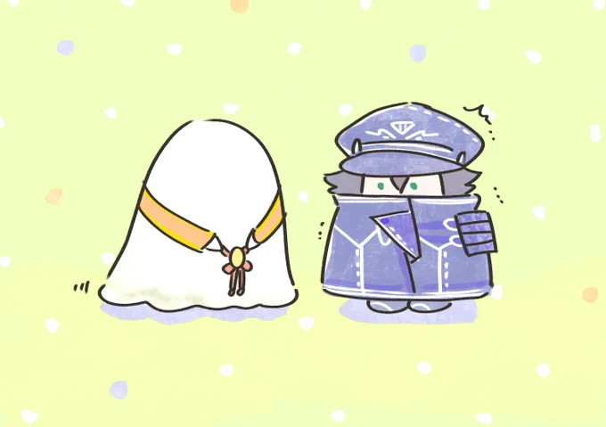 まにまにちゃんと水心子くん 