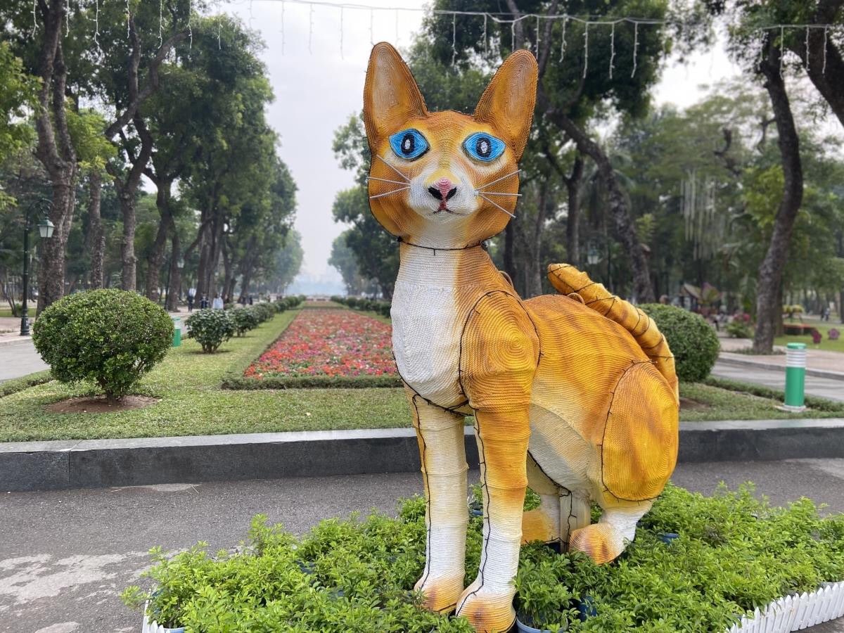 Hình tượng “Con Mèo” ở một số nơi của Vietnam đón Tết Nguyên đán “Quý Mão” 2023 #HCMC #Hanoi #cantho #CaoLanh #DongThap #dalat #danang