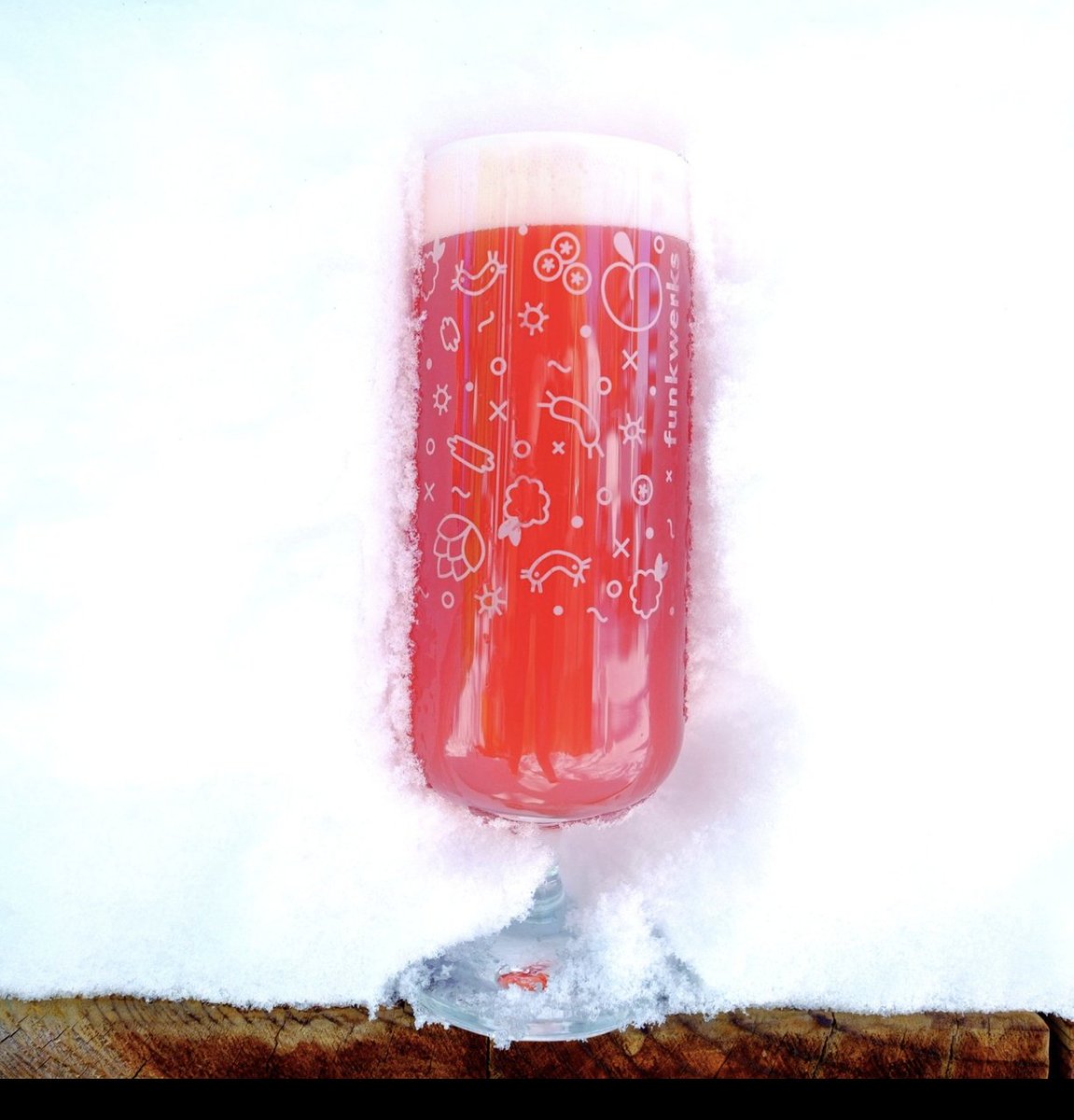 Our taproom is open today from 11am to 8pm, and we're running a special SNOW-GO deal (Buy One beer🍺, Get One free🍻) all day long, so don't let the snow stop you from stopping in!⁠