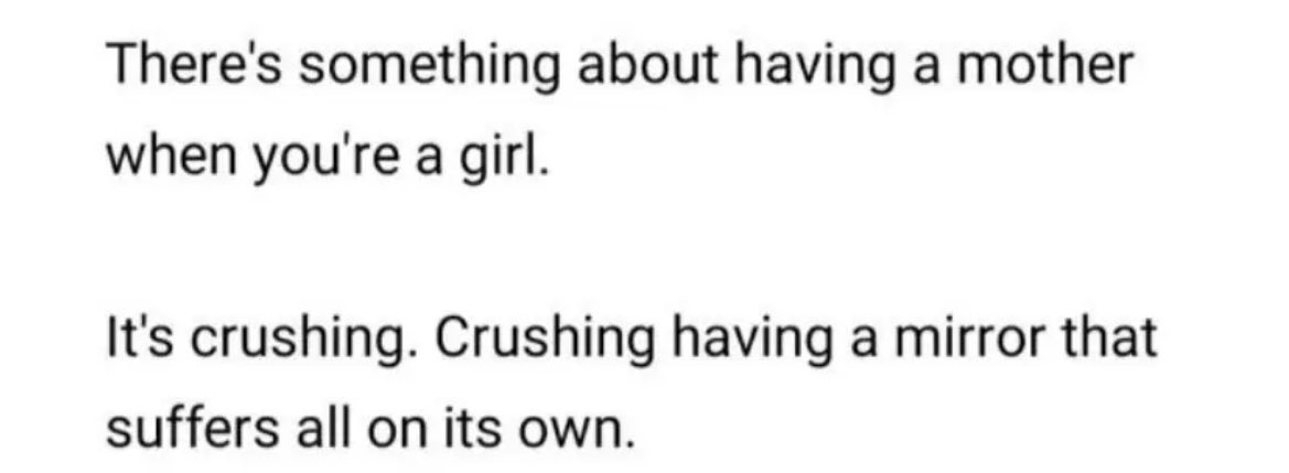 milfssexual's tweet photo. “all women become like their mothers. that is their tragedy. no man does. that’s his.” https://t.co/uw7rSAgcHz