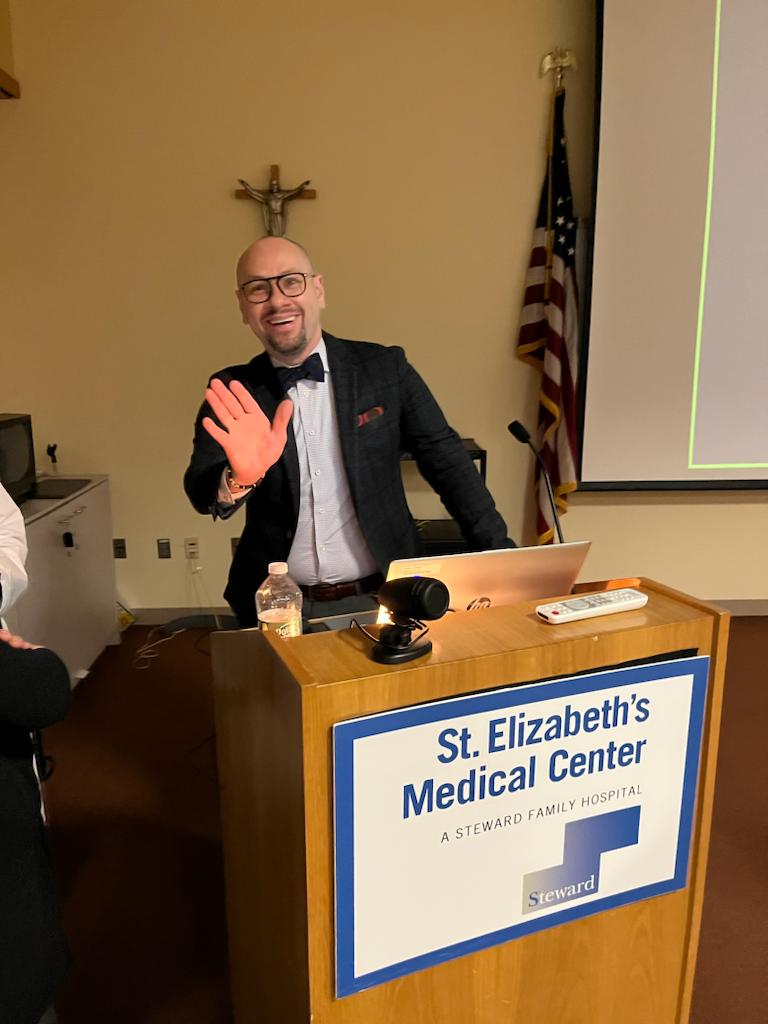 Syed Kashif Mahmood, MD MPH FASGE (@kashmahmoodmd) on Twitter photo Excellent talk today by <a href="/AshkarMotaz/">Motaz Ashkar, MD, MSCI</a> on autoimmune pancreatitis @StElizabethsMC.
Need consensus on best strategies for #EUS biopsy for suspected AIP type 2.
#GITwitter #MedTwitter Excellent talk today by <a href="/AshkarMotaz/">Motaz Ashkar, MD, MSCI</a> on autoimmune pancreatitis @StElizabethsMC.
Need consensus on best strategies for #EUS biopsy for suspected AIP type 2.
#GITwitter #MedTwitter
