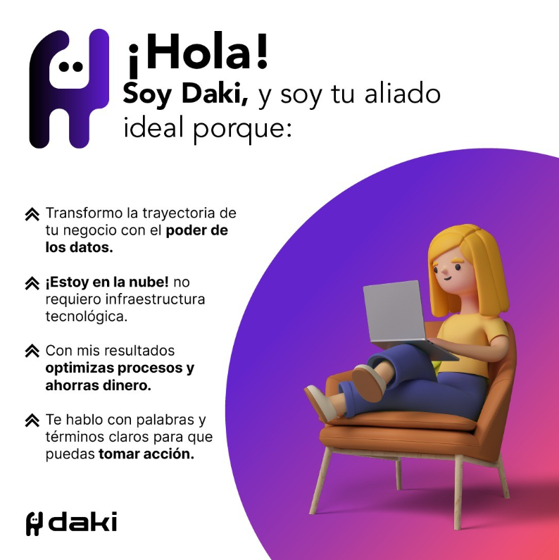 ¿Sabías que puedes obtener un pronóstico de la demanda, segmentar y fidelizar a tus clientes con la información que te entregan plataformas como Siigo, Shopify, Alegra, Odoo, SAP, SIESA, entre otras? 😮 ¡Conversemos! 👋 Contácta a mi equipo aquí daki.ai/contacto/