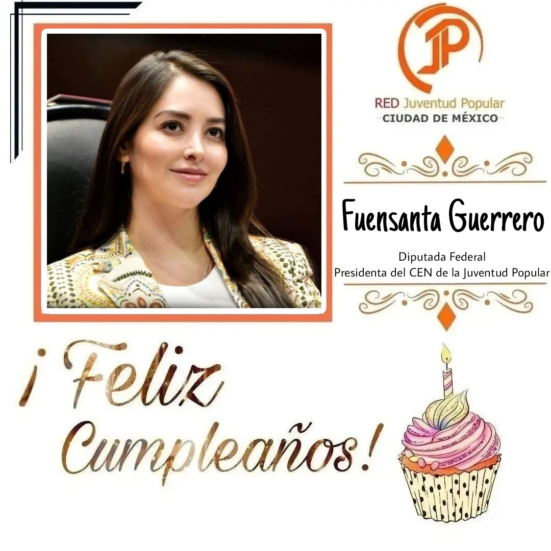 ¡Felicidades Presidenta <a href="/fuensantaGuerr4/">Fuensanta Guerrero</a>! Que este día
se quede en tu memoria
y sea para siempre recordado
con una gran sonrisa.

#FelizCumpleFuen