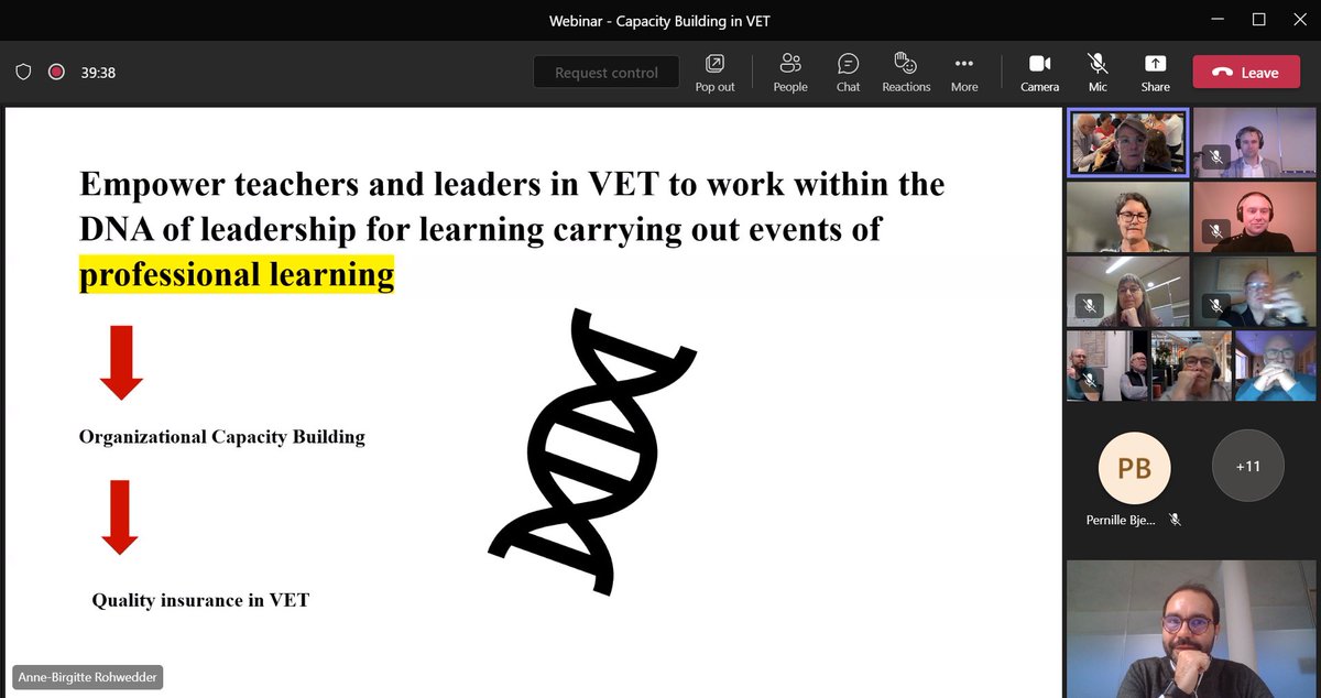 Professional development &amp; Training on #AdaptiveLearning for Cometa #trainers thanks to the #capacitybuildinginVET. Prof. @Deidre_LeFevre from University of Auckland gave an inspiring keynote: how to face unexpected challenges?
<a href="/EUErasmusPlus/">Erasmus+</a> #leadership #education #VET