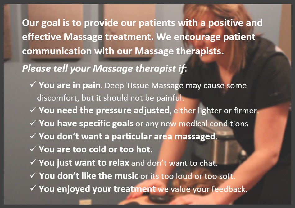 DrLinford's tweet photo. Communication with your Massage therapist is key. Whether you need to tell your therapist about a medical condition or if you don't like the pressure they are giving during your session, communicating is the only way to continue improving your massage experience. #Massagetherapy https://t.co/dzMAqk05nU