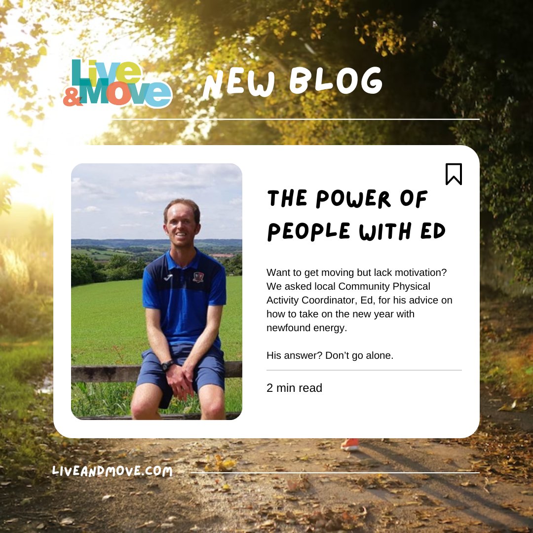 LiveMoveExeter's tweet photo. We chatted to Ed Shaw, #Community Physical Activity Organiser for #Exeter SE. Ed says one of the best ways of sticking to exercise goals is to make sure you're doing it with somebody.
๐ https://t.co/BjHlbiWuGY
#LiveandMove #ShareYourMoves #healthandwellness #Devon #Cranbrook https://t.co/nuQRGp5IKr