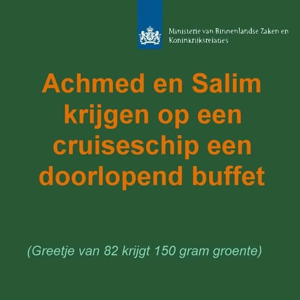 Opdonderen met die tyfus gelukzoekers. Wij het Nederlandse volk en zeker degene die Nederland hebben opgebouwd jouw opa en oma verdienen zorg en welzijn.

Wat krijgen ze een afdankertje van het land want je bent oud en verrot. Maar er moet geld naar uitgeprocedeerde gelukzoekers.