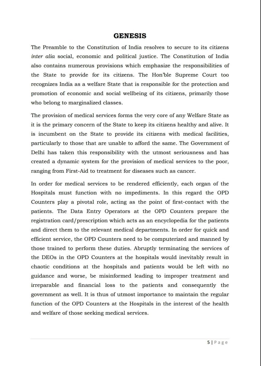 AamAadmiParty's tweet image. The most poor go to the Hospitals of Delhi Govt.—Often the sole earning member of the family go as patients.

Patients go to OPD, get a card from the OPD Data Entry Operators.

6 month back this conspiracy began, when the tender for Data Entry Operators was to be re-done.