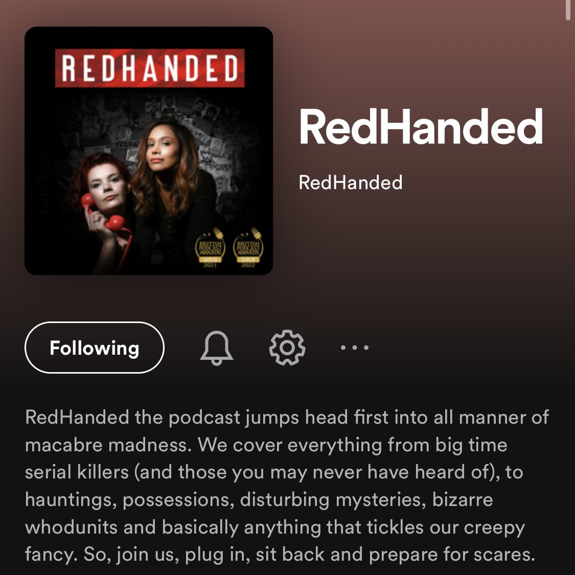 I’m enjoying <a href="/RedHandedthepod/">RedHanded</a> - which I’ve only recently discovered (advertising on other podcasts works - who knew?). I’m up to episode 16 but where are episodes 1, 2 and 3? They seem to have disappeared - an example of art imitating life?