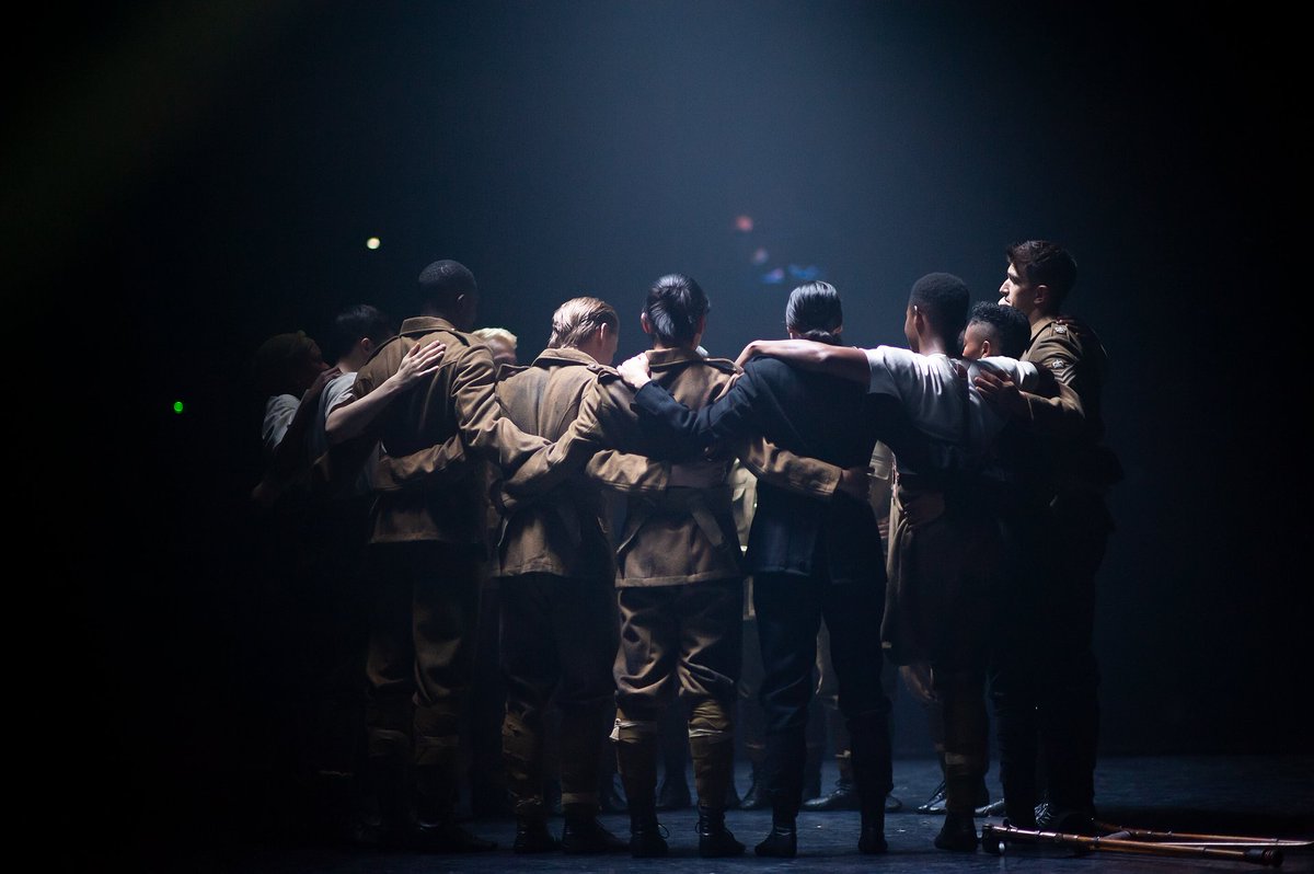 The huddle before curtain up.
We’re back and touring the UK now in Peaky Blinders: The Redemption of Thomas Shelby. 

📷Behind the scene moment captured by Rambert dancer Seren Williams.

Info &amp; tickets at PeakyBlindersDance.com 

#ItsYourMove #Rambert #PeakyBlinders