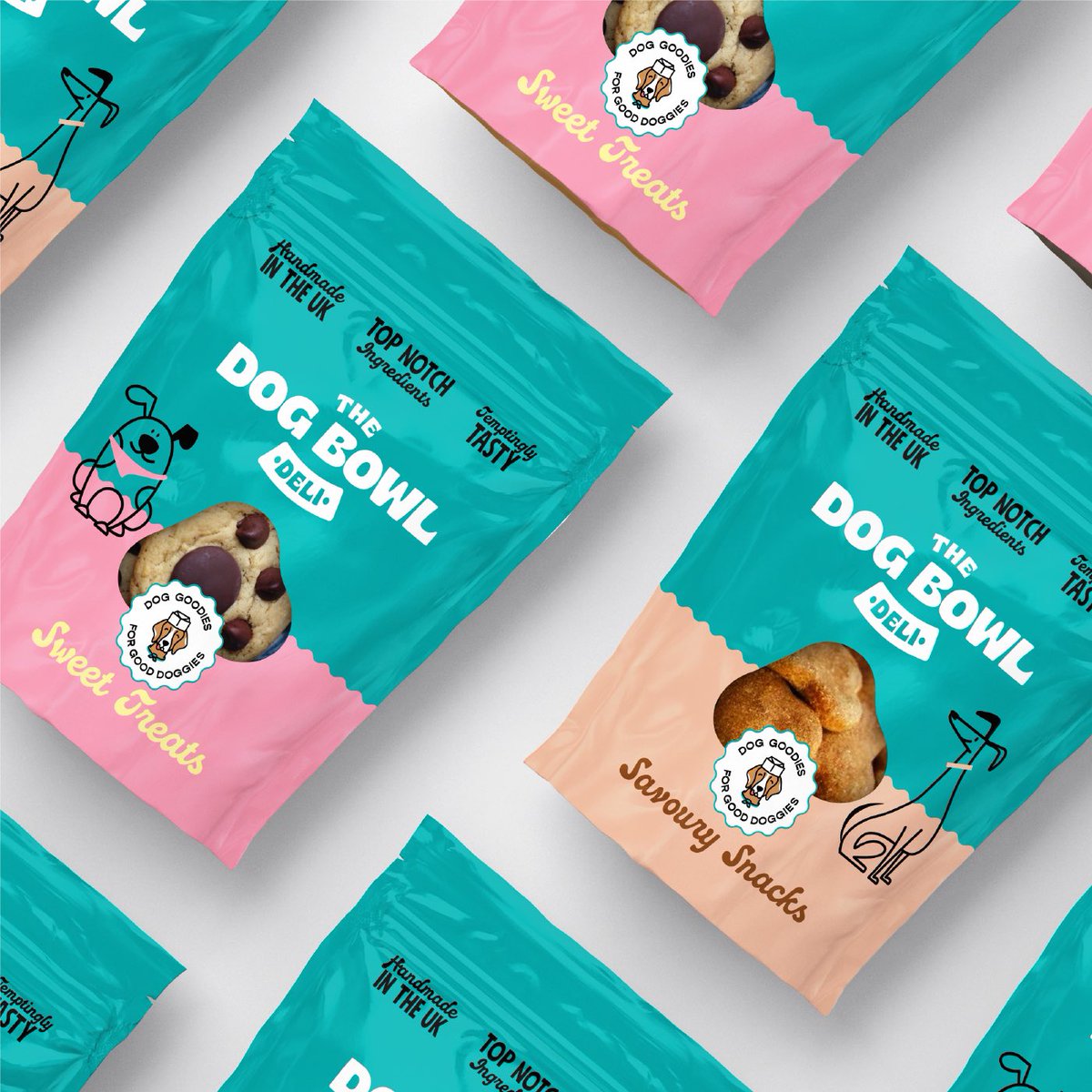 Rebrand for The Dog Bowl Deli. The brief was to create an identity that was fun, light hearted and full of personality. Full project brandandglory.com/the-dog-bowl-d…