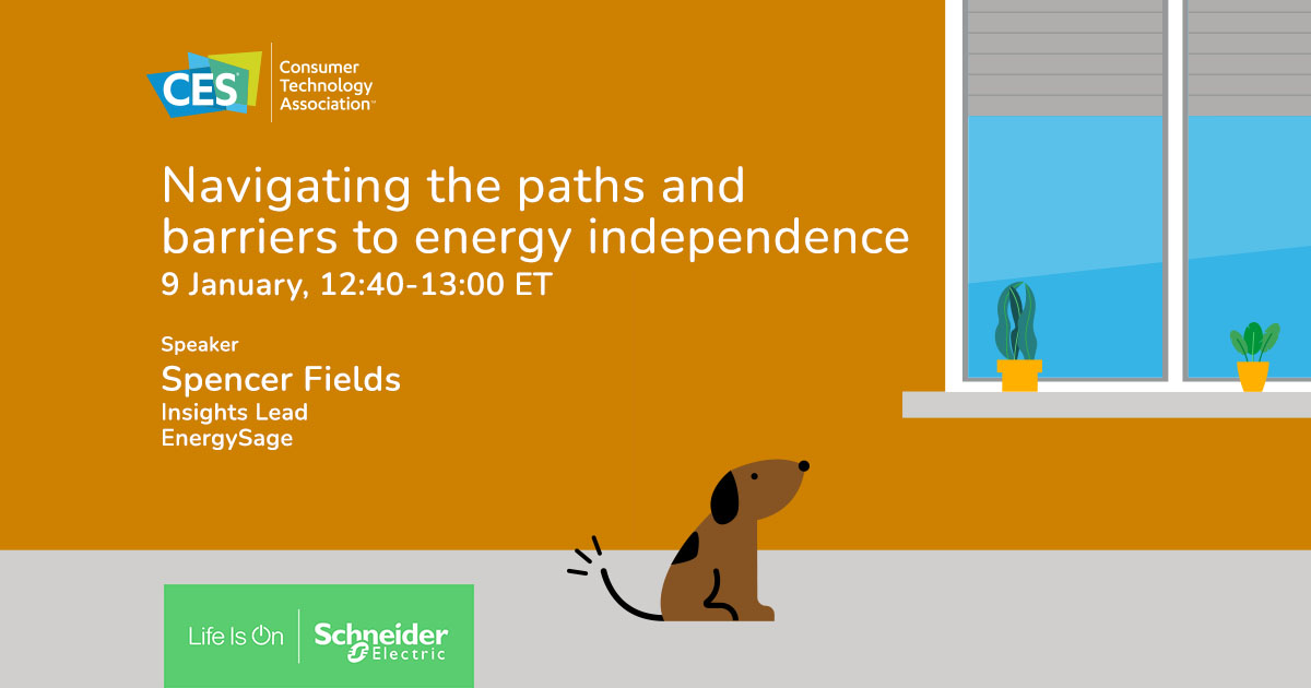 This time at CES 2023 know about the trends in home electrification at our innovation talk, "Navigating the paths and barriers to energy independence"

#NetZero #sustainability #sustainablehomes #ces2023 
 
Register now: spr.ly/60173Xqix