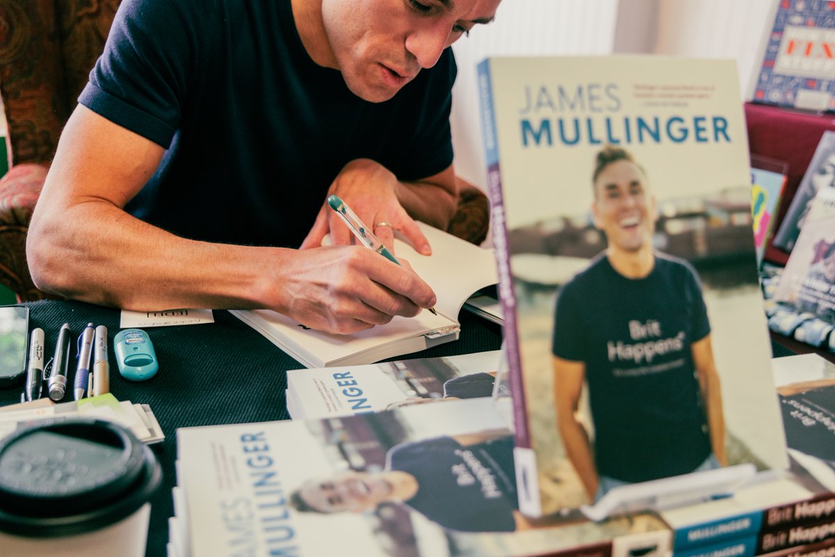 jamesmullinger's tweet photo. If you are coming to one of tonight's sold out shows @ShiveringSongs, I would be delighted to sign copies of #BritHappens @goose_lane. If you would like a signed copy please go see Janet &amp; team at @WestbookYorkSt to grab a copy and I will gladly sign it at the shows. @FredTourism https://t.co/koHQz2Rh8R