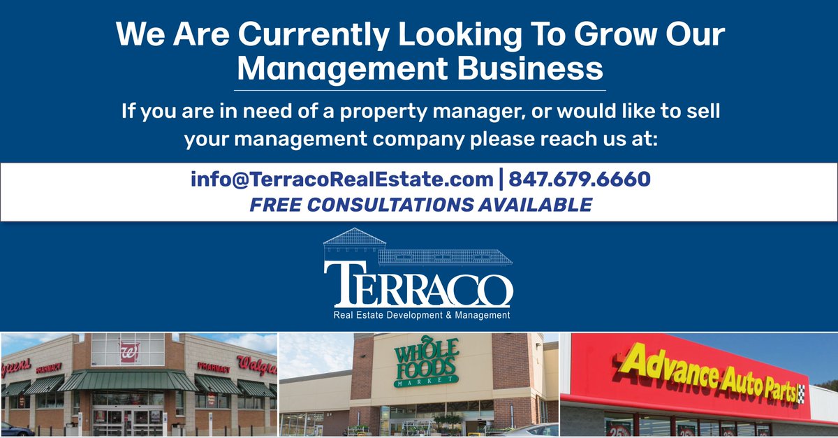 Terraco is Growing! We're seeking third party management opportunities. We're actively acquiring existing management companies as well. Please reach out with any inquiries or leads.