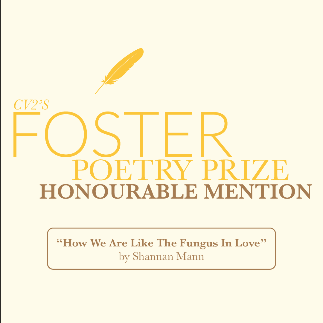 CV2magazine's tweet photo. 💫We’re thrilled to announce the winners of the 2022 CV2 Foster Poetry Prize, as selected by the fantastic @AmberDawnWrites!💫

Read on to hear Amber Dawn's thoughts on judging the contest, and help us congratulate the winners in the comments below! https://t.co/8QjOQZm3XZ