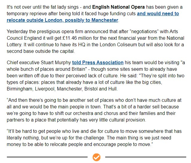 Danny Brierley (@dannyjbrierley) on Twitter photo English National Opera being as complimentary as ever to everywhere outside London. Via <a href="/RobParsonsNorth/">Rob Parsons</a> and the very good <a href="/NorthernAgenda_/">The Northern Agenda</a> newsletter. #LevellingUp <a href="/E_N_O/">English National Opera</a> English National Opera being as complimentary as ever to everywhere outside London. Via <a href="/RobParsonsNorth/">Rob Parsons</a> and the very good <a href="/NorthernAgenda_/">The Northern Agenda</a> newsletter. #LevellingUp <a href="/E_N_O/">English National Opera</a>