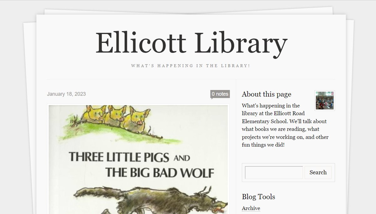 We've Moved! 
Please check out our new library blog at ellicottlibrary.tumblr.com