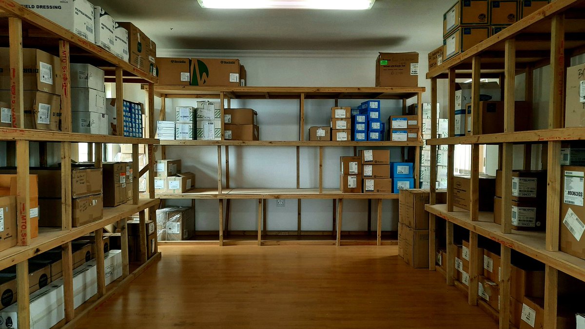 As a clinical pharmacist, stock control/procurement was new to me when I started in St Helena. But it was good to finally start moving stock into our new consumables storeroom today!

#pharmacy #procurement #pharmacist #sthelena #stores #medicalsupplies #ukot