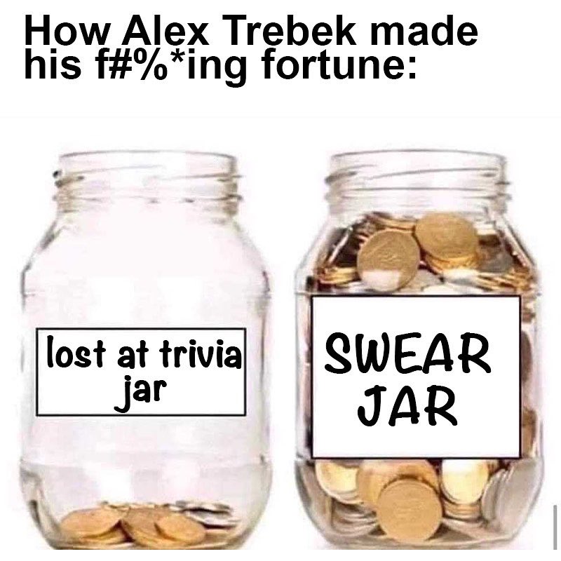 Jeopardy’s handsome host Alex Trebek brought a calm, collected, eloquent, &amp; intelligent game into America’s living rooms, but in reality, Trebek was a giant jokester &amp; cursed like a sailor!