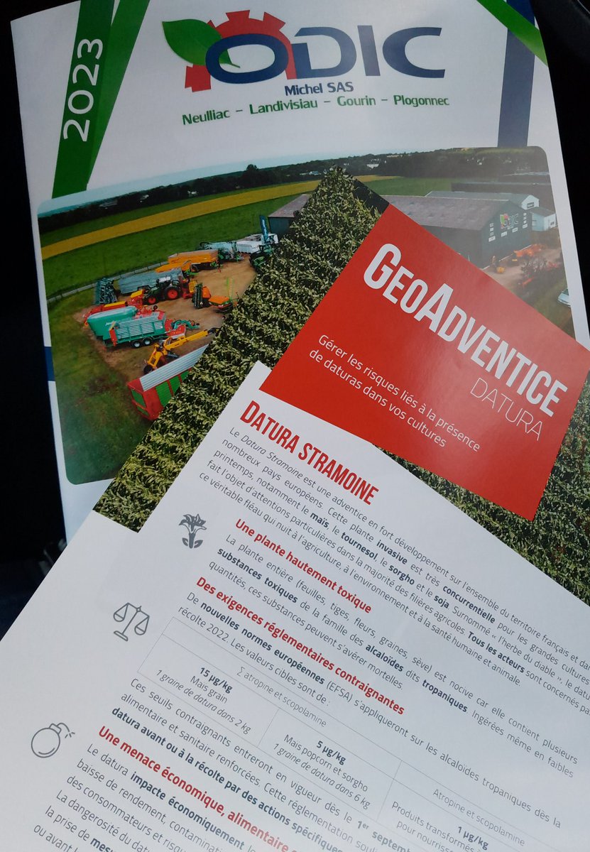 GwnMorin's tweet photo. Événement organisé par #SASOdic à Gourin. Présentation de #GeoAdventice par Francis Jumel @TelespazioFr. Cartographie par espèce d'#adventices par #drones pour une protection des cultures localisée. Bel exemple d'agriculture de précision !
#AgTech #AgPrecision https://t.co/opHf0IRpNZ