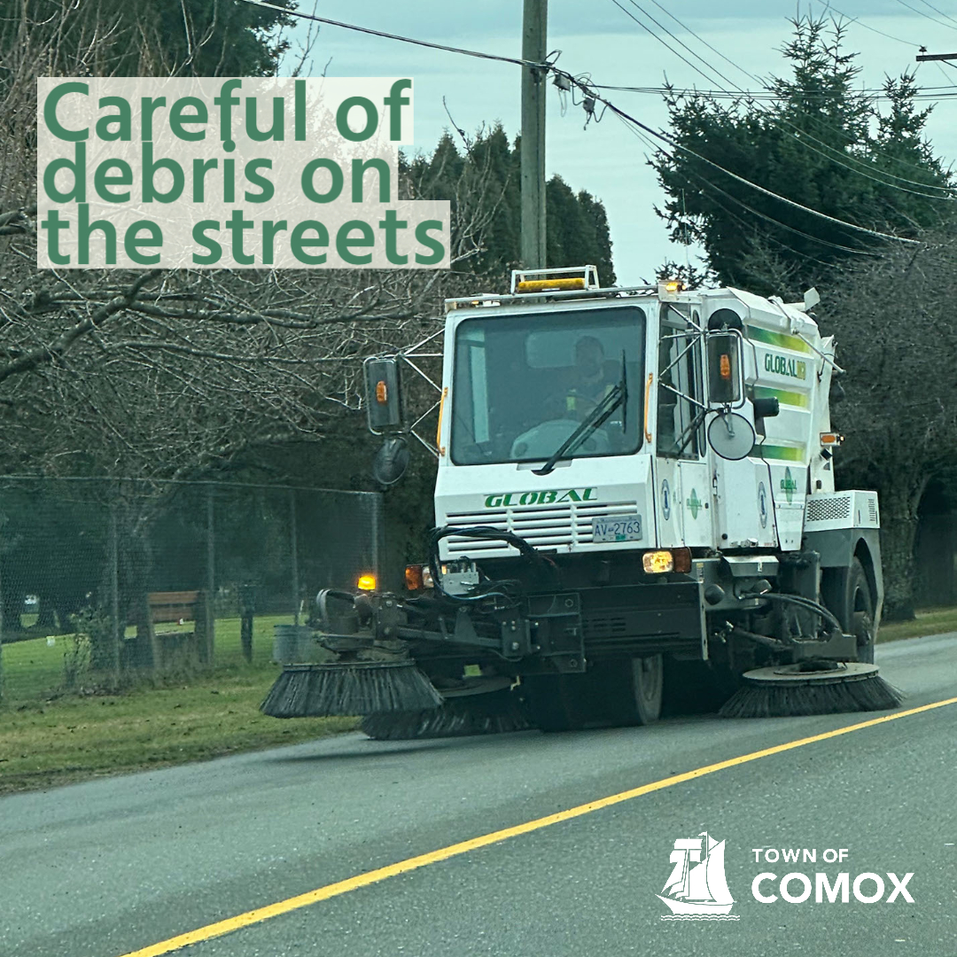 TownofComox's tweet photo. π¬ After the strong winds last night, please watch out and remain vigilant while out on the local streets.
#comox #strongwinds #showusyourphoto #fallingbranches #DebrisCleanup https://t.co/vzboVaqep2