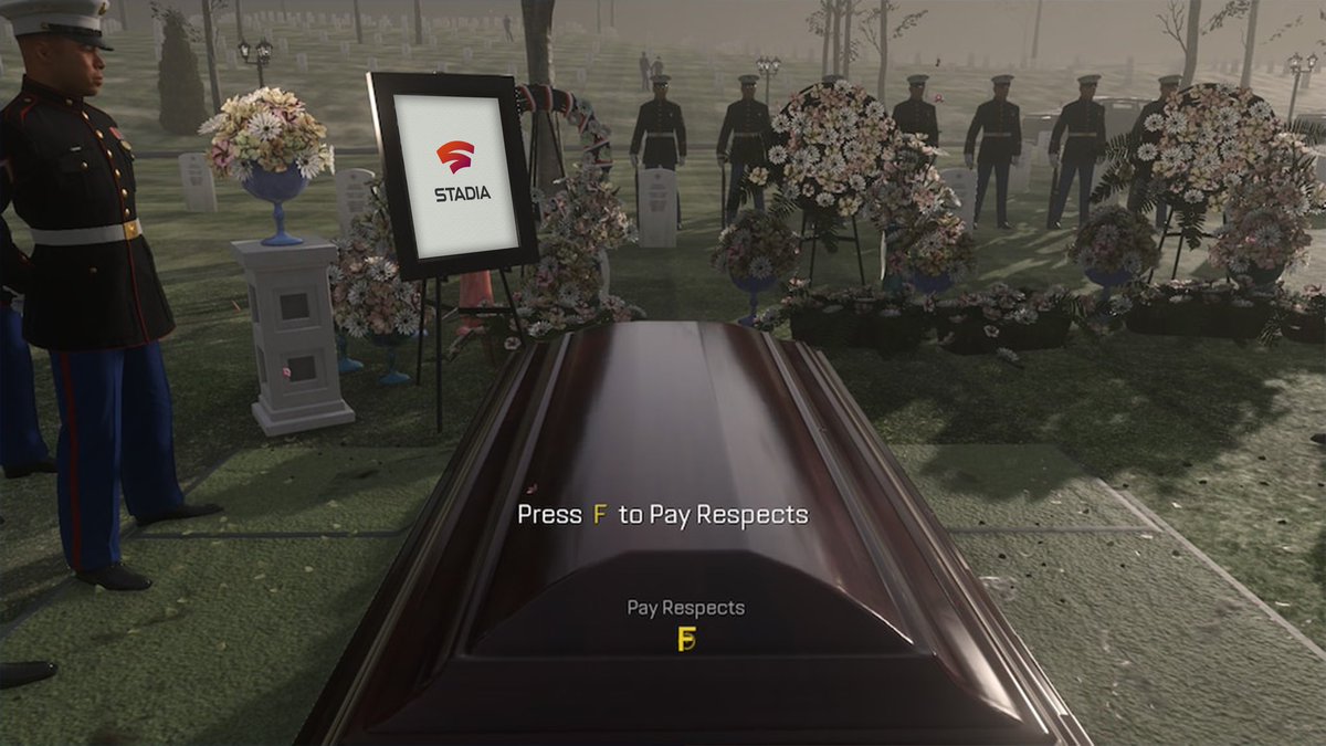 Shadow_Official's tweet photo. Goodbye #Stadia 🫡

Today, a comrade has fallen. While we keep on going.

Continue the #CloudGaming ☁️ adventure by using “PressF” for 15% off your 1st month of Shadow PC including the Power Upgrade.

We hope to see everyone soon!  Subscribe today at https://t.co/fK7gpqcAYr https://t.co/wKmxr1oCI2