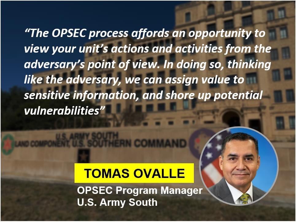 January is National #OPSEC Awareness Month and we will be sharing some OPSEC tips as a security refresher. OPSEC stands for operational security, and it's the duty of every Soldier and Civilian to keep information out of the wrong hands.

#THINKOPSEC #opsecmonth2023