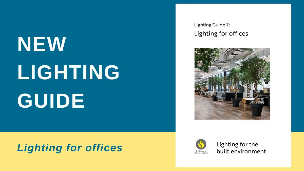 CIBSE on Twitter: "New CIBSE Knowledge - Lighting for offices (LG7). This guide covers hybrid working, advice on lighting for a home office and also goes over the impact