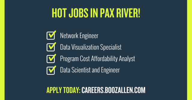 If you want to do something amazing, share ideas and build them, you’ll love Pax River at #LifeatBooz. We have the resources and passionate people that will help see your plan through. #NowHiring #MarylandJobs - Apply today: dy.si/g4wq