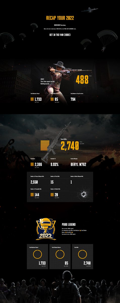 DropByJay's tweet image. GET 1N TH3 V4N - Xbox - #PUBGRewind22 #PUBGRecap