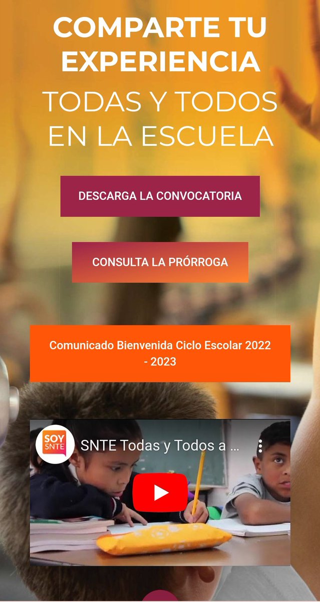 SNTE_Seccion_23's tweet photo. COMPARTE TU EXPERIENCIA
TODAS Y TODOS EN LA ESCUELA 
Enlace:
https://t.co/TdJV6JJCwA

#SNTE23
#UnidosInnovandoTrabajamosParaTi https://t.co/XWdCcti8Yj