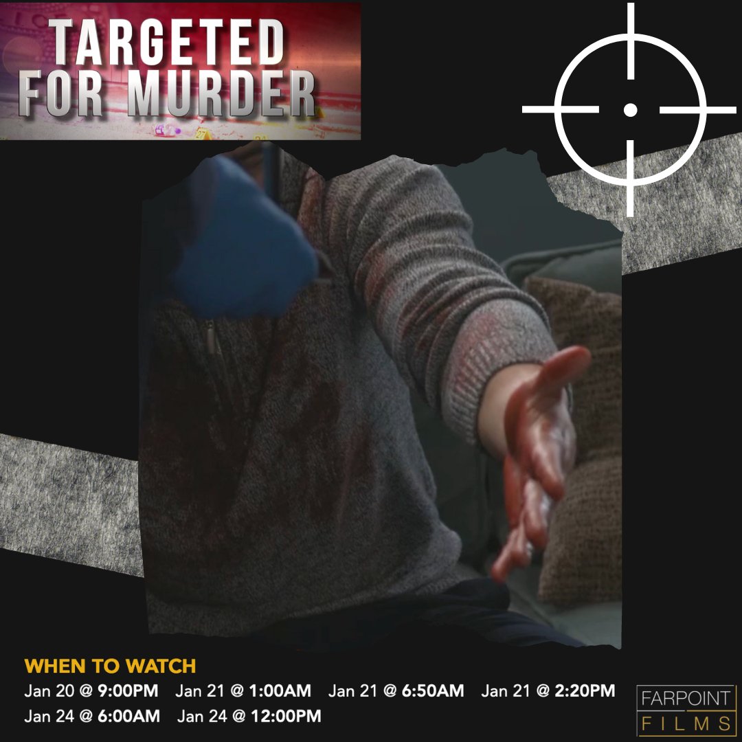 Farpoint_Films's tweet photo. Prominent community leaders from a metro Washington D.C. neighborhood are murdered when they answer a knock at their front door.
Tune in tonight for an all new #TargetedForMurder @ 9pm EST on @SuperChannel
#truecrimestories #truecrime #canada #truestories #superchannel #murder https://t.co/YDe6wGCSIK