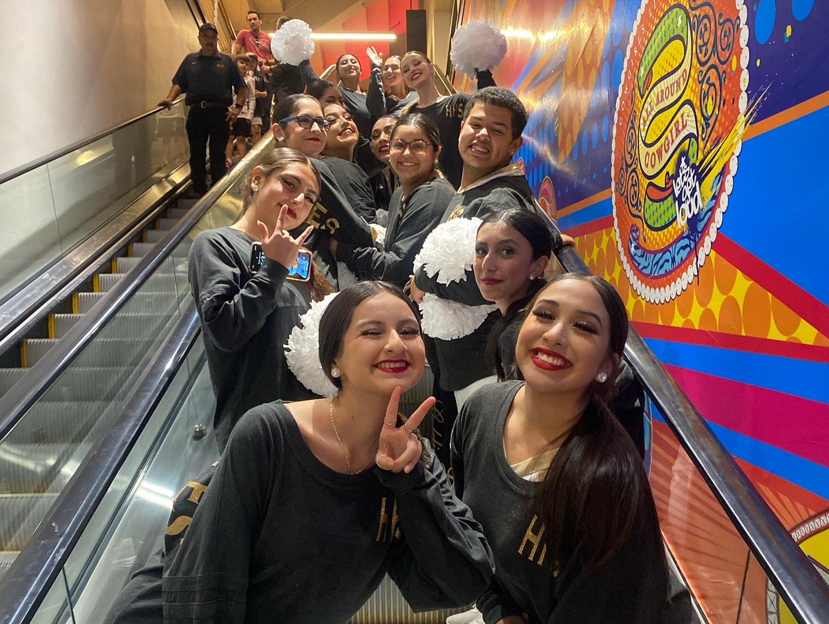 Last night we performed during Halftime at the Spurs game and had so much fun team bonding!🤍✨ Thank you to everyone that came to support us!