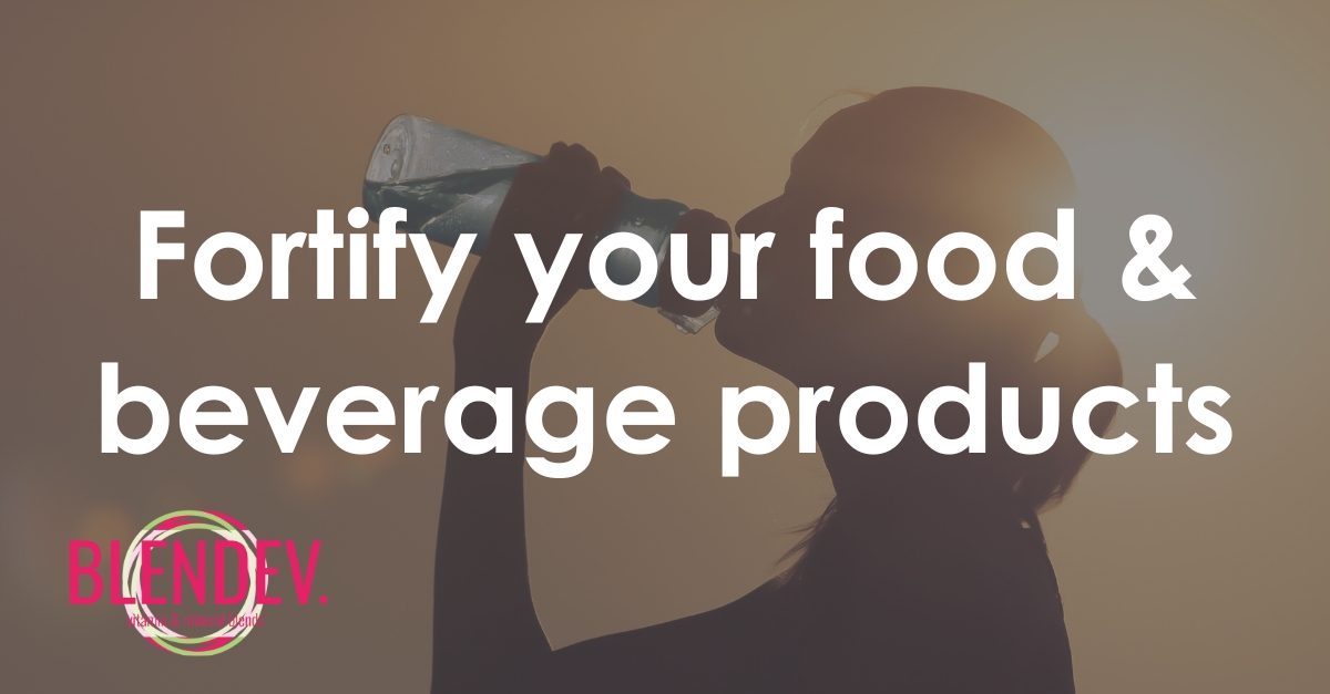 How can you fortify food and beverage products to make them healthier for consumers? 🥛

𝗕𝗟𝗘𝗡𝗗𝗘𝗩.® is an off-the-shelf range of vegan-suitable vitamin and mineral blends that can be used to fortify and enrich various products.

Learn more: ow.ly/KVSA50Mu7rx!