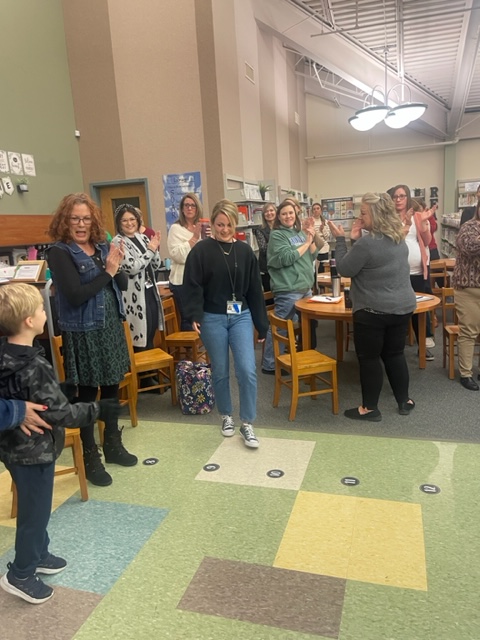 Congratulations to Hodge Elementary's 2022-23 Teacher of the Year, Mrs. Tabatha White! Mrs. White is one of our fantastic special education teachers. She takes care of her students by providing the love and support they need each day! Congratulations, Mrs. White! #HawksSOAR