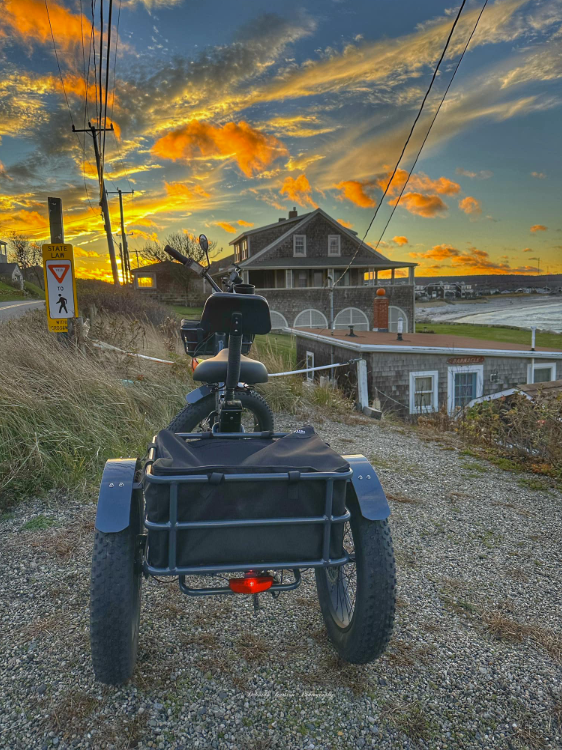 anywherebikes's tweet photo. Evening bike rides can be a great way to get outside and enjoy the view.

Check out this beautiful sunset that one of our customers saw while out riding their Rugged Trike. 

You don't want to miss a view like that!
#biking #ebike #Bike #electricbike #etrike #electric #sunset https://t.co/SJ5EfmtS48