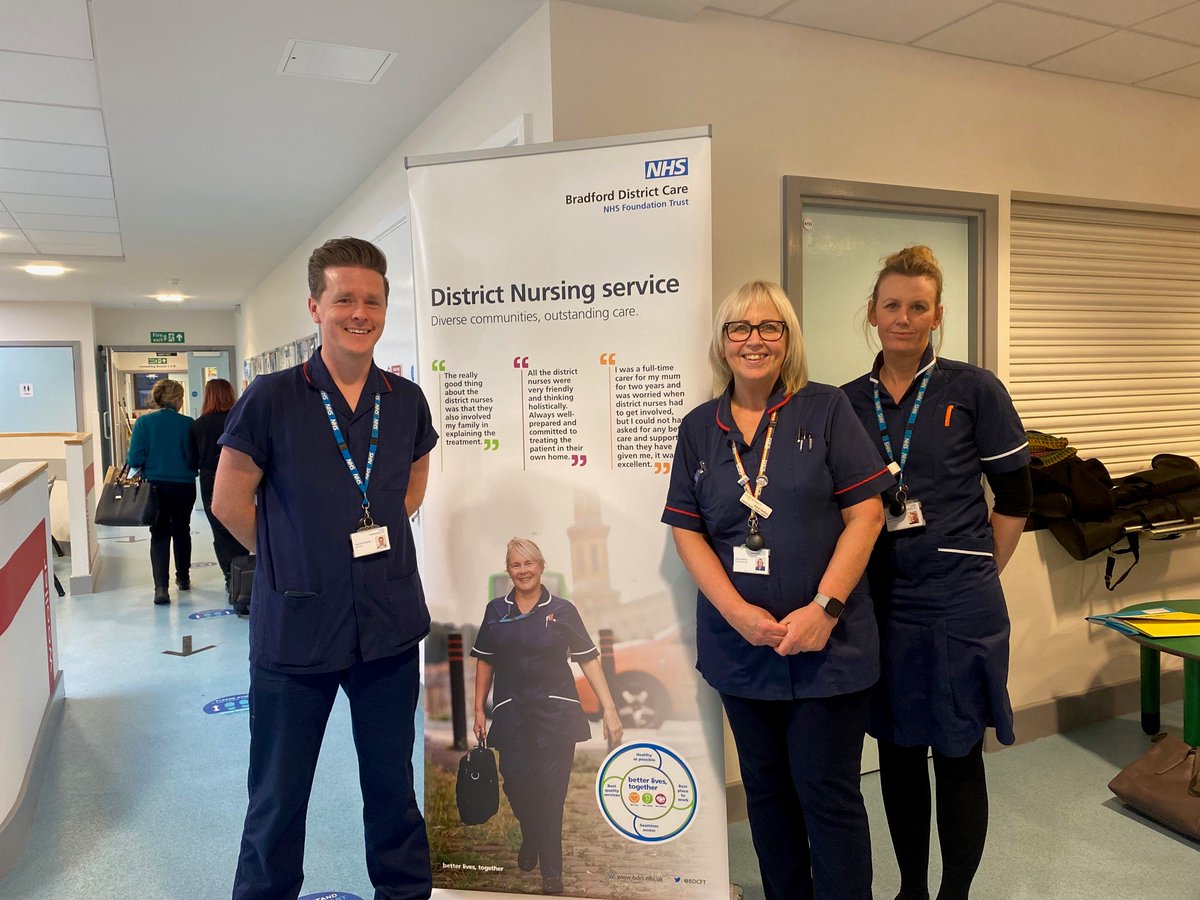 BDCFT's tweet photo. We're all set! Don't forget to come and say hello this evening if you're interested in community nursing, and are a qualified or student nurse. We're at Bingley Canalside until 8.30pm and would love to meet you. 

Want to join our team? You can even apply here today! @TomDuggers https://t.co/nywVo2sDzM