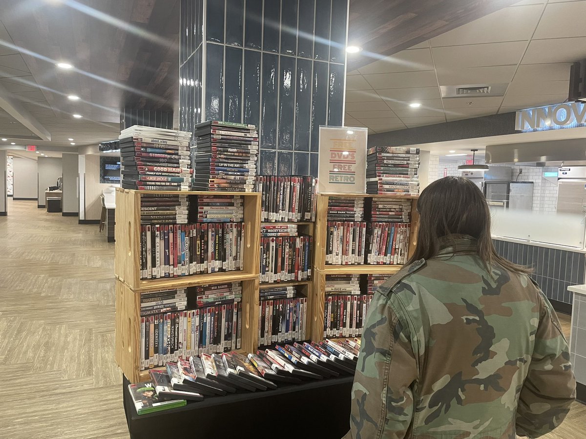 CatawbaDining's tweet photo. Join us today for our Retro Remix with a fun and delicious menu!  Oh, to help celebrate, we are giving away some Retro DVD’s!  

Be sure to swing by at lunch to get yours!

#retroremix #dvd https://t.co/NGrnKYAncD