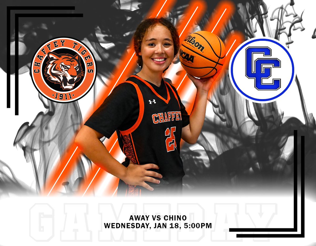 ‼️Game Day‼️

It’s game day!! The lady tigers are away at Chino today! 

JV-3:30pm
Varsity-5:00pm

🏀🐅🔒