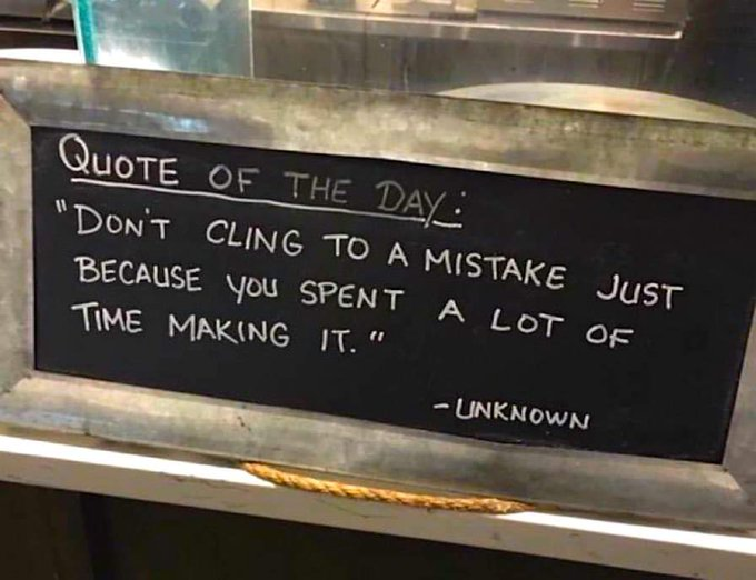 Brexit.

We  can't undo it because of the egos  of stupid people (the conned have mostly woken up).