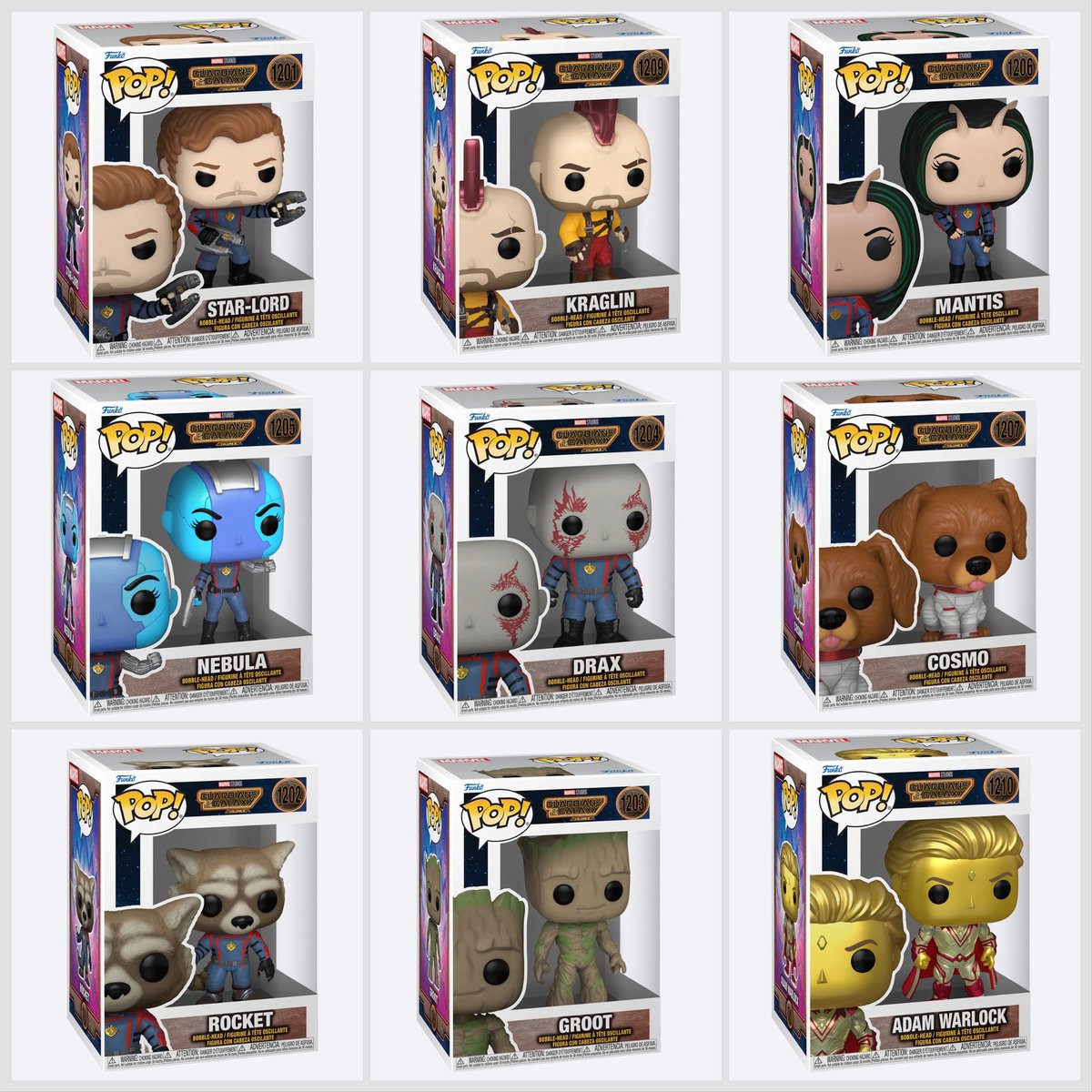 DisTrackers's tweet photo. Better look at Guardians of the Galaxy Vol. 3 Pops &amp; Sodas!
.
#Marvel #GuardiansOfTheGalaxy #GuardiansOfTheGalaxyVol3 #Funko #FunkoPop #FunkoPopVinyl #Pop #PopVinyl #Collectibles #Collectible #DisTrackers https://t.co/cLP6t7loiC