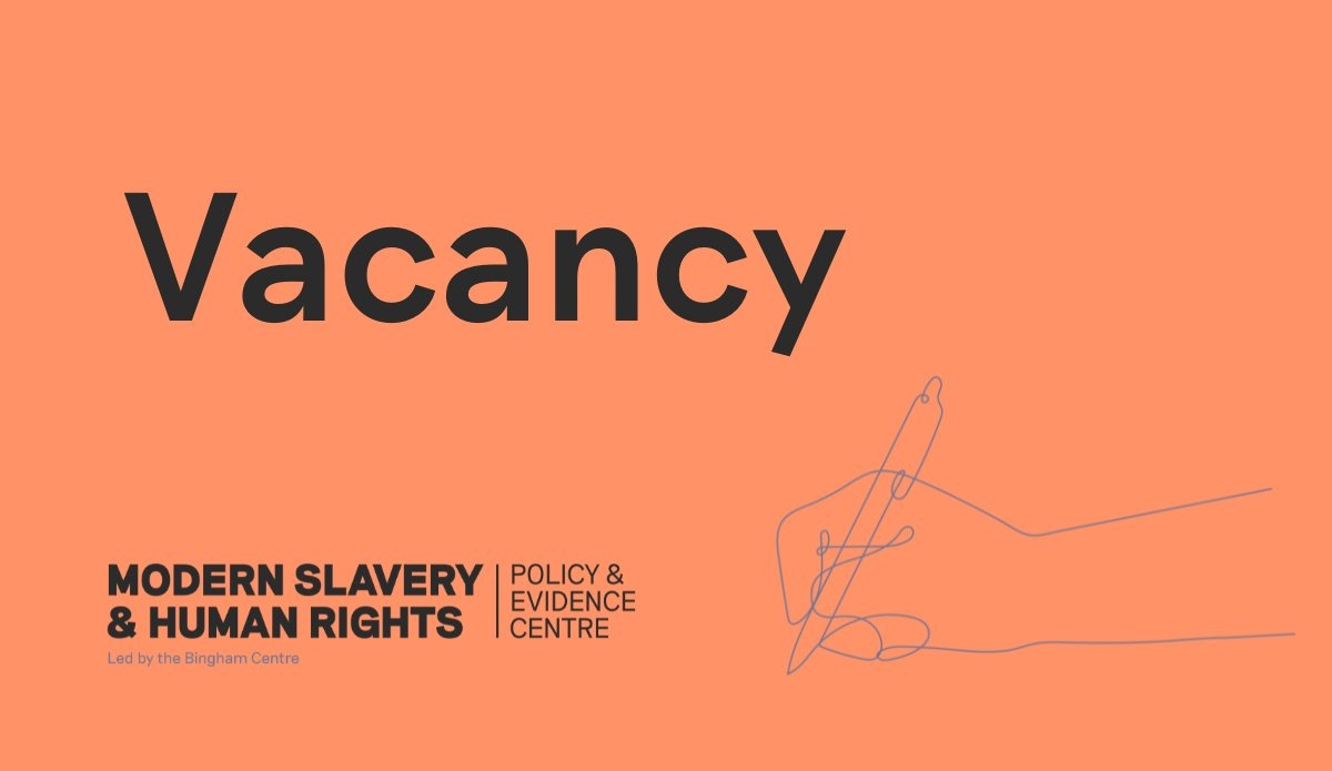 📢Opportunity for a Research Associate to join the <a href="/SlaveryPEC/">Modern Slavery and Human Rights PEC</a>  team!

Our Research Associate will support the development and delivery of our research programmes.

This full-time role is open as a secondment opportunity.

Full details &amp; how to apply 👇
modernslaverypec.org/jobs
