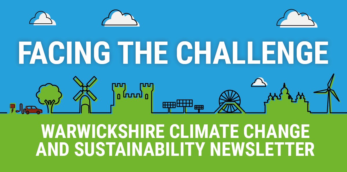 Stay up-to-date with the latest news from Warwickshire around climate change by signing up to our climate change and sustainability newsletter: eepurl.com/hrk-zf