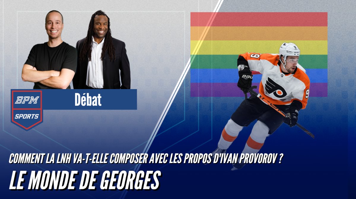 BPMSportsRadio's tweet image. Que pensez-vous du dossier Ivan Provorov ? @GeorgesLaraque et @MaximeTruman en parleront dans Le Monde de Georges aujourd’hui !🎙Ne manquez pas ça ! 🙌

Soyez là ➡️ bpmsports.ca

#Lemondedegeorges #IvanProvorov