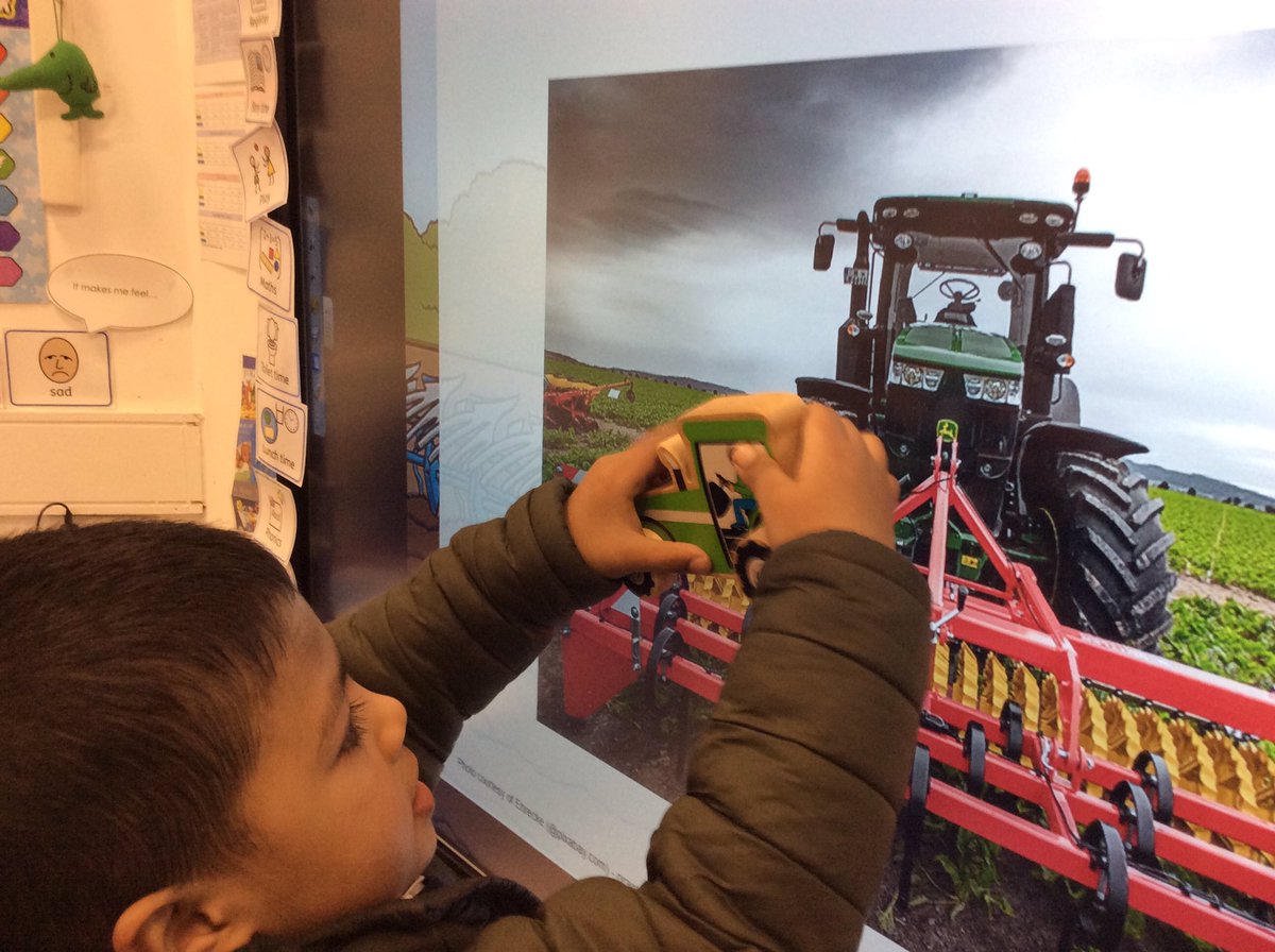 7millsprimary's tweet photo. Down on the farm.... our farmers have managed to keep the animals away from the food crops all week ... well done, everyone! #OldMacdonald #EYFS #FarmChallenge https://t.co/2G3kvWmy6P