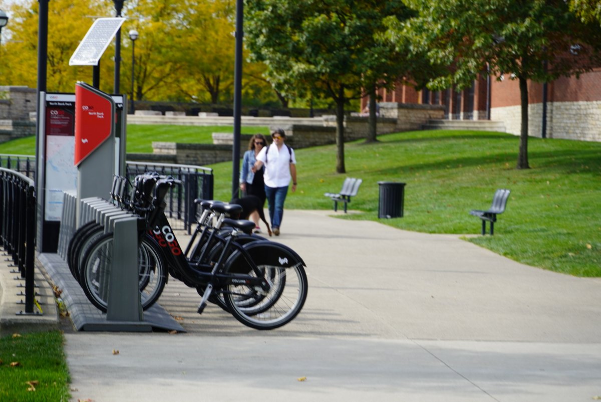 Want to get ahead of your cycling #goals? Winter riding is chilly, but possible (and fun!) ☃️ 
 
Follow these #tips: 
❄️Adjust your seat, check tires, &amp; brakes before riding
❄️ Wear a helmet
❄️ Be careful &amp; obey traffic signals
❄️ Never ride distracted
❄️Bundle up!