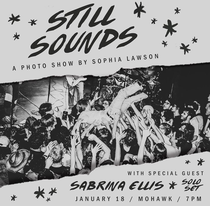 HobokenPie's tweet photo. 𝗧𝗢𝗡𝗜𝗚𝗛𝗧, get yourself a complimentary HP slice during Sophia Lawson's Still Sounds Photo Show hosted by Mohawk, with a special guest performance by Sabrina Ellis! The FREE exhibition will feature 14 framed photographs taken at the iconic Red River venue and starts at 7pm! https://t.co/cHjZ1uBhcB